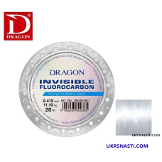 Флюрокарбон Dragon INVISIBLE размотка 20м цвет прозрачный